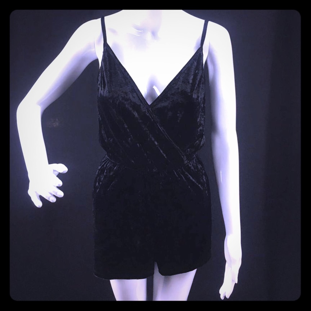 Velvet Romper NWT